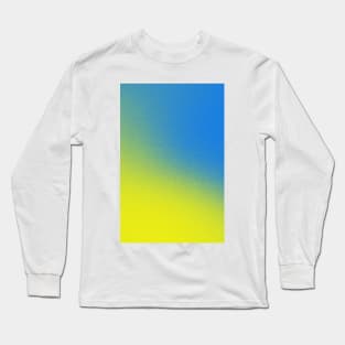 yellow to blue gradient Long Sleeve T-Shirt